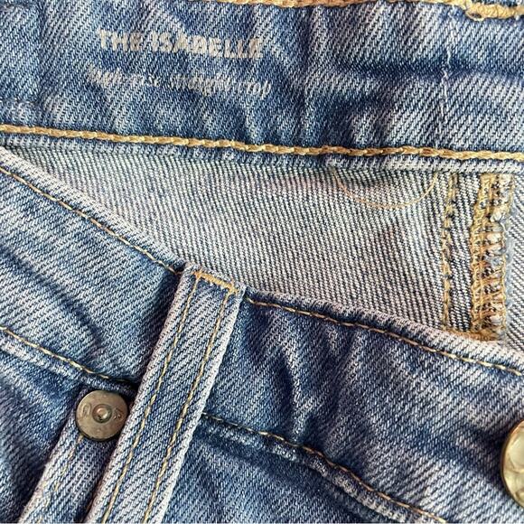 AG Adriano Goldschmied The Isabelle high rise Cropped crop double hem jeans 26 - Picture 10 of 13